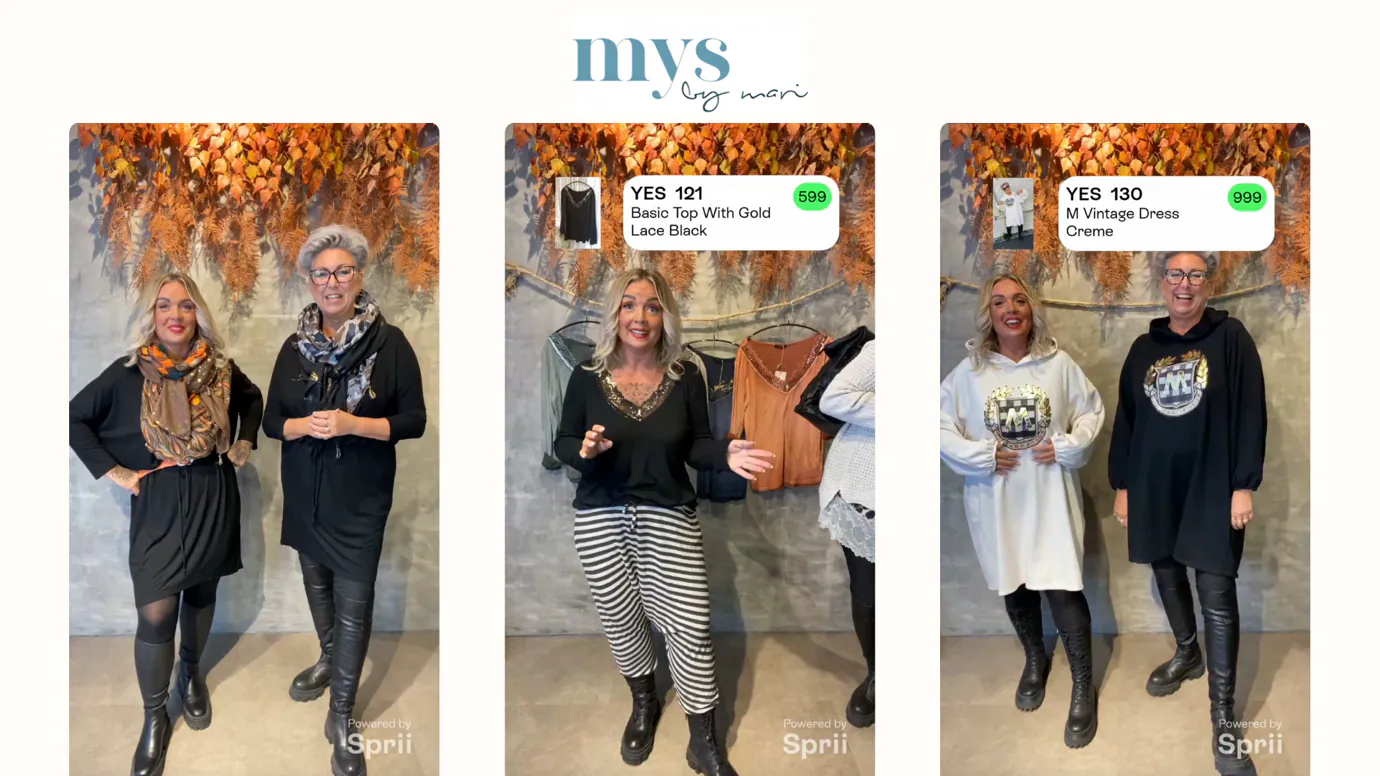 Mys By Mari sin live shopping sending
