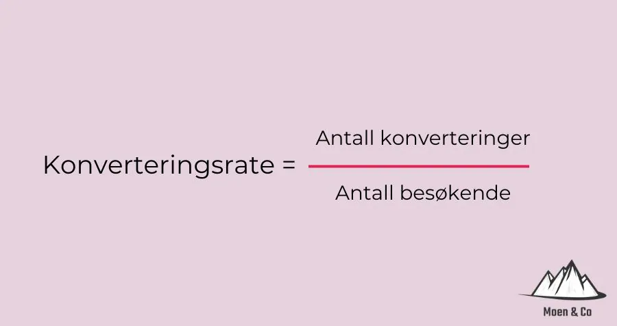 Slik regner du ut konverteringsraten din! 