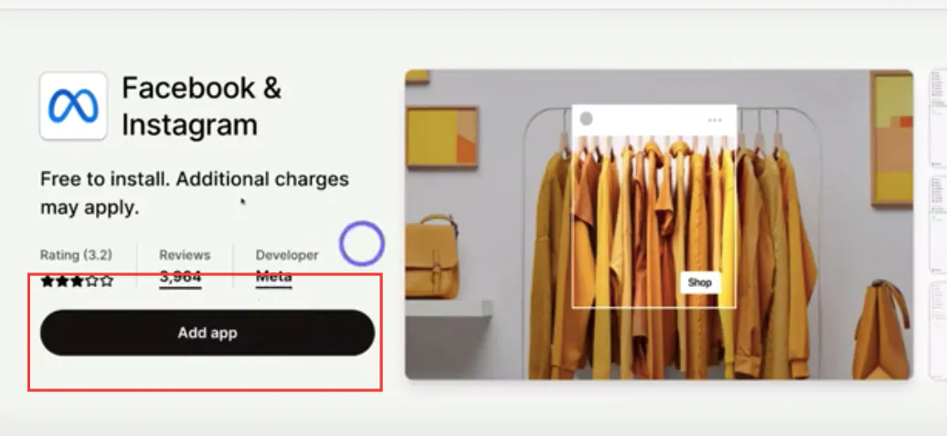 Installer appen i din Shopify-butikk
