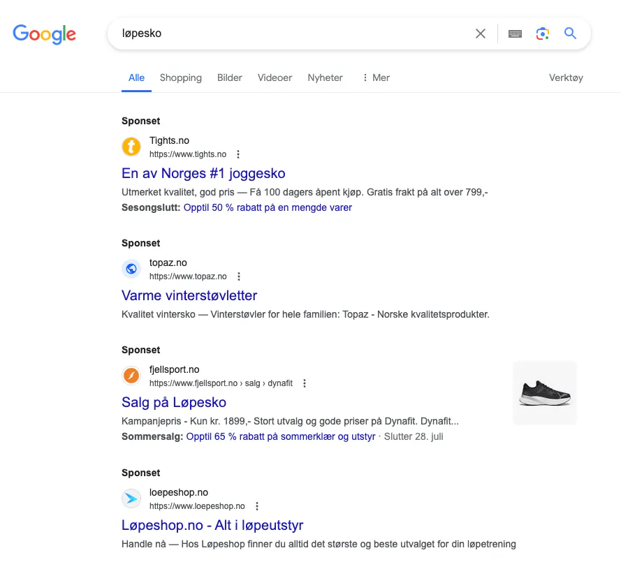 Google Annonsering