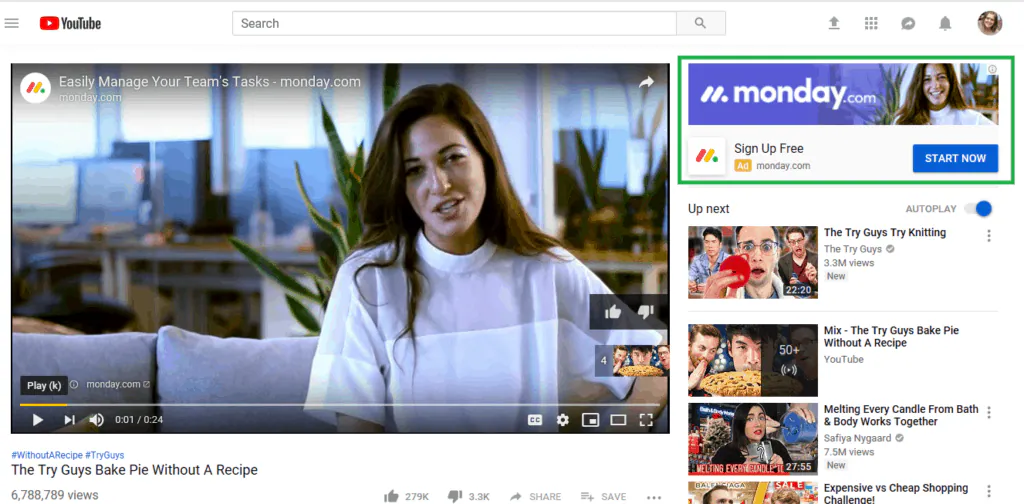 Youtube annonser